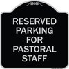 Signmission Reserved Parking for Pastoral Staff Heavy-Gauge Aluminum Sign, 18" x 18", BS-1818-23084 A-DES-BS-1818-23084